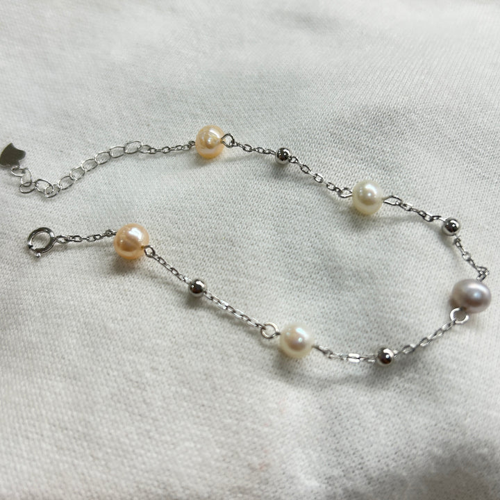 Pulsera de Plata con Perla