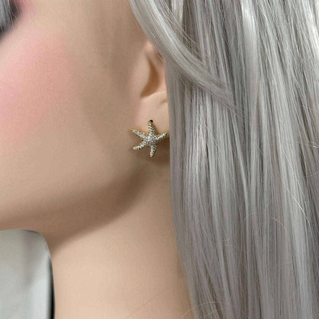 Aretes de Acero Estrella de Mar
