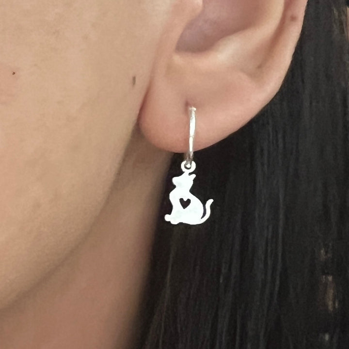 Argollas Colgantes Gatitos 🐈‍⬛