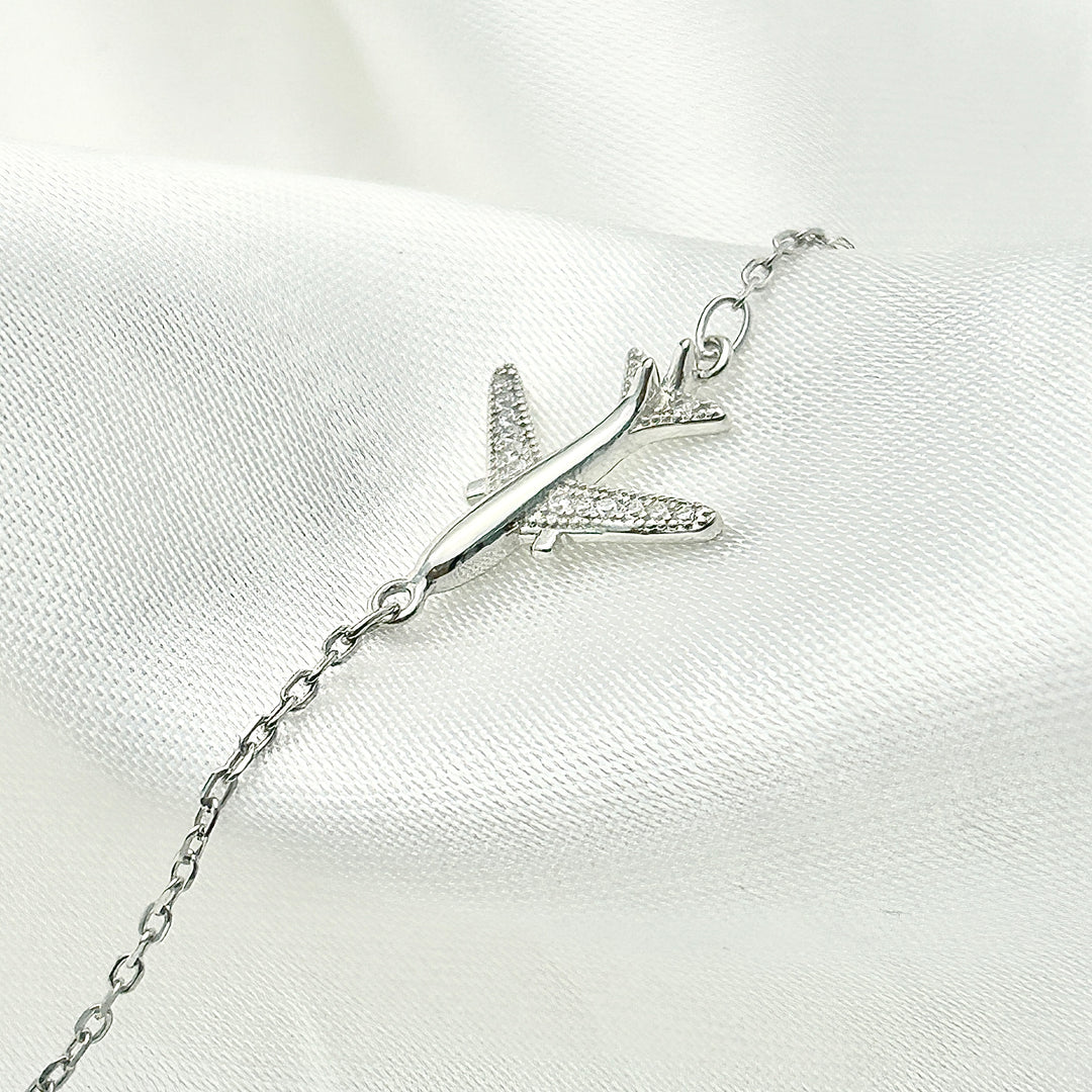 Pulsera de Plata Avión