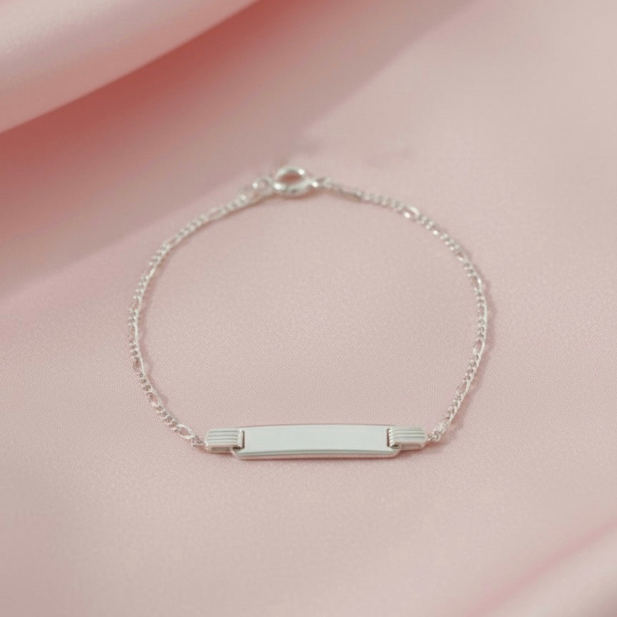 Pulsera Plata Niña y Niño Figaro