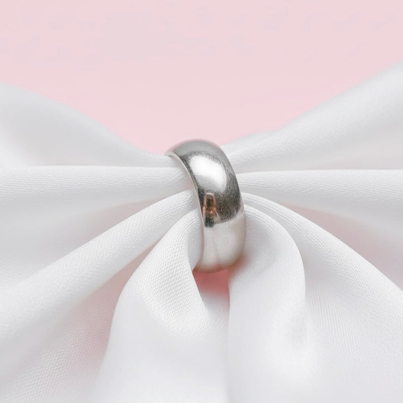 Anillo Plata Matrimonio 7MM