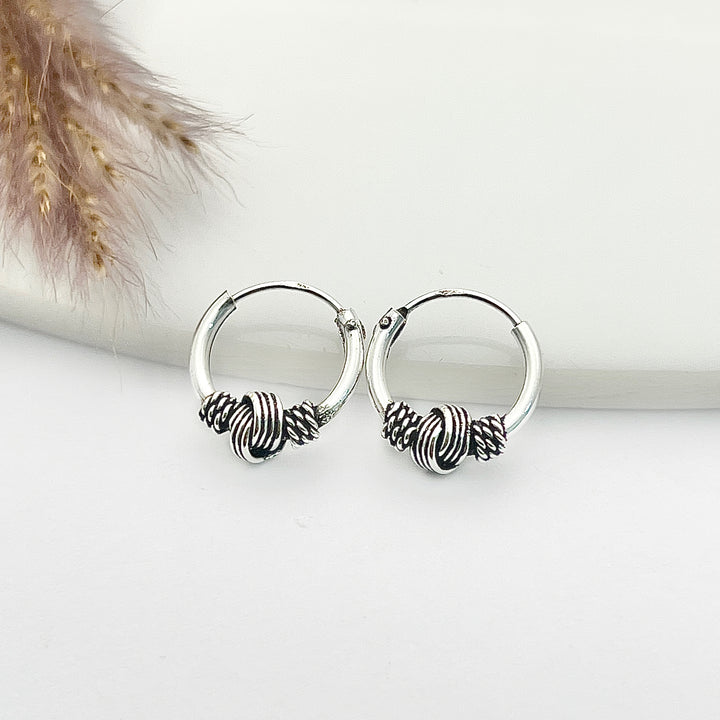 Argollas Nudo Amor Bali 12MM