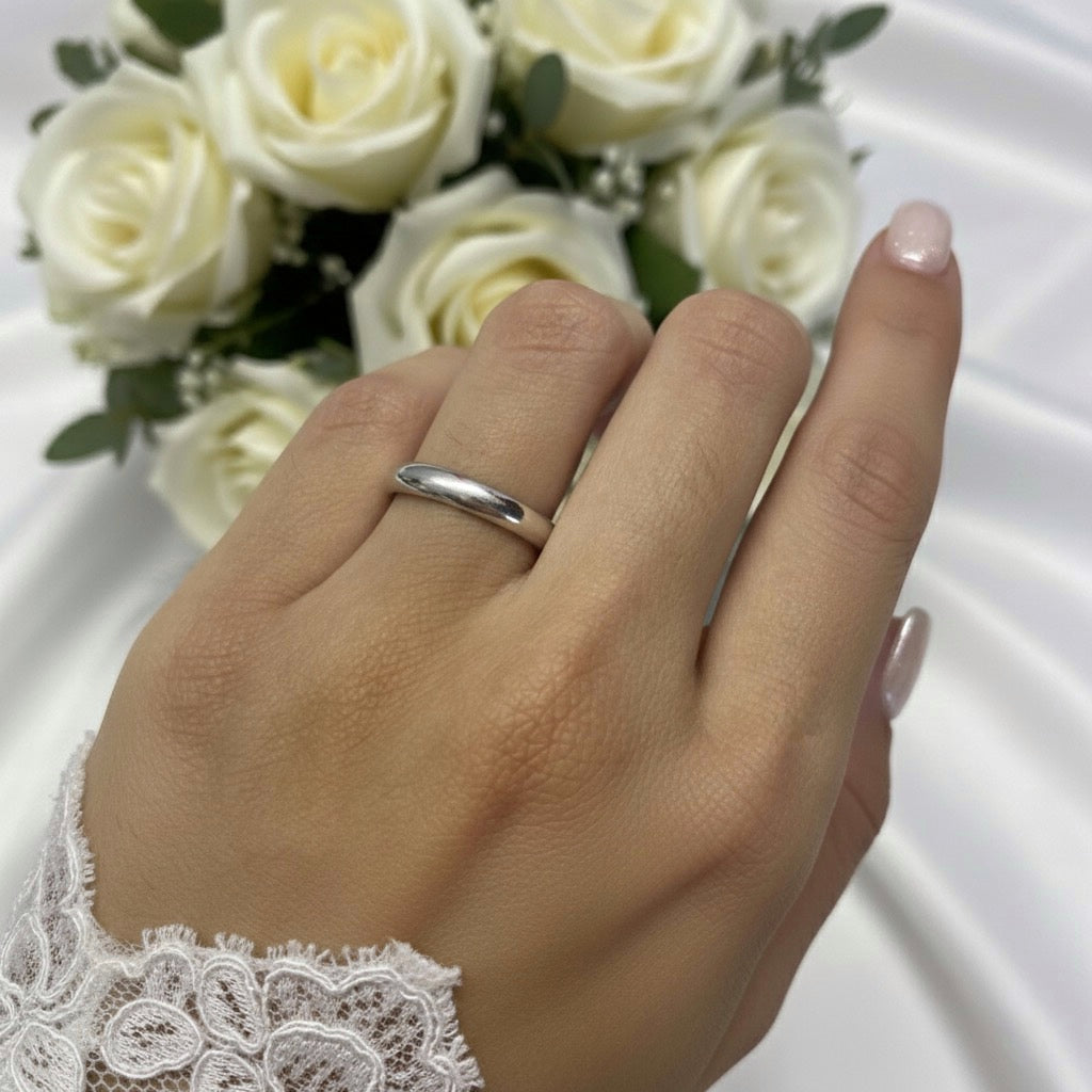 Anillo Plata Matrimonio 3MM