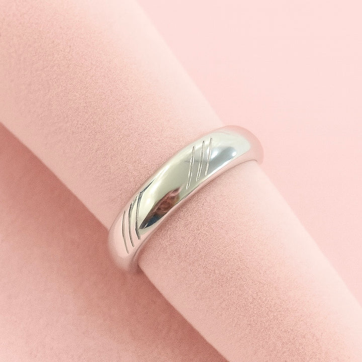 Anillo Hombre Brillo - Plata 925