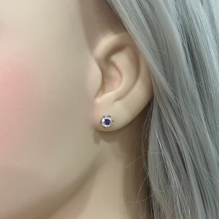 Aretes de Acero Chispa Color