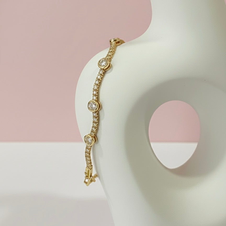 Pulsera Acero Curculitos 🟡