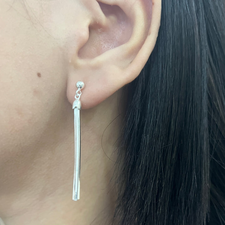 Aretes Plata Cascada