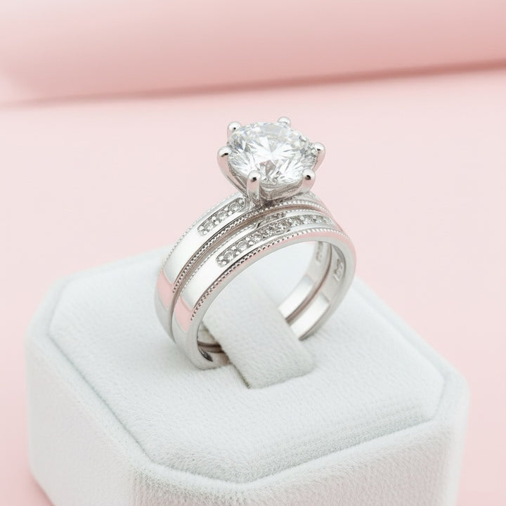 Anillos Dúo Eterno - Plata 925