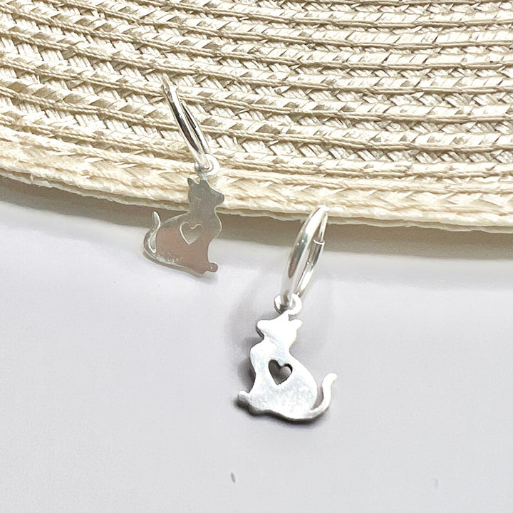 Argollas Colgantes Gatitos 🐈‍⬛