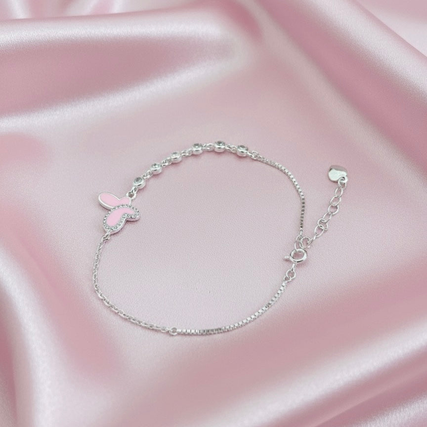 Pulsera Plata Mariposa