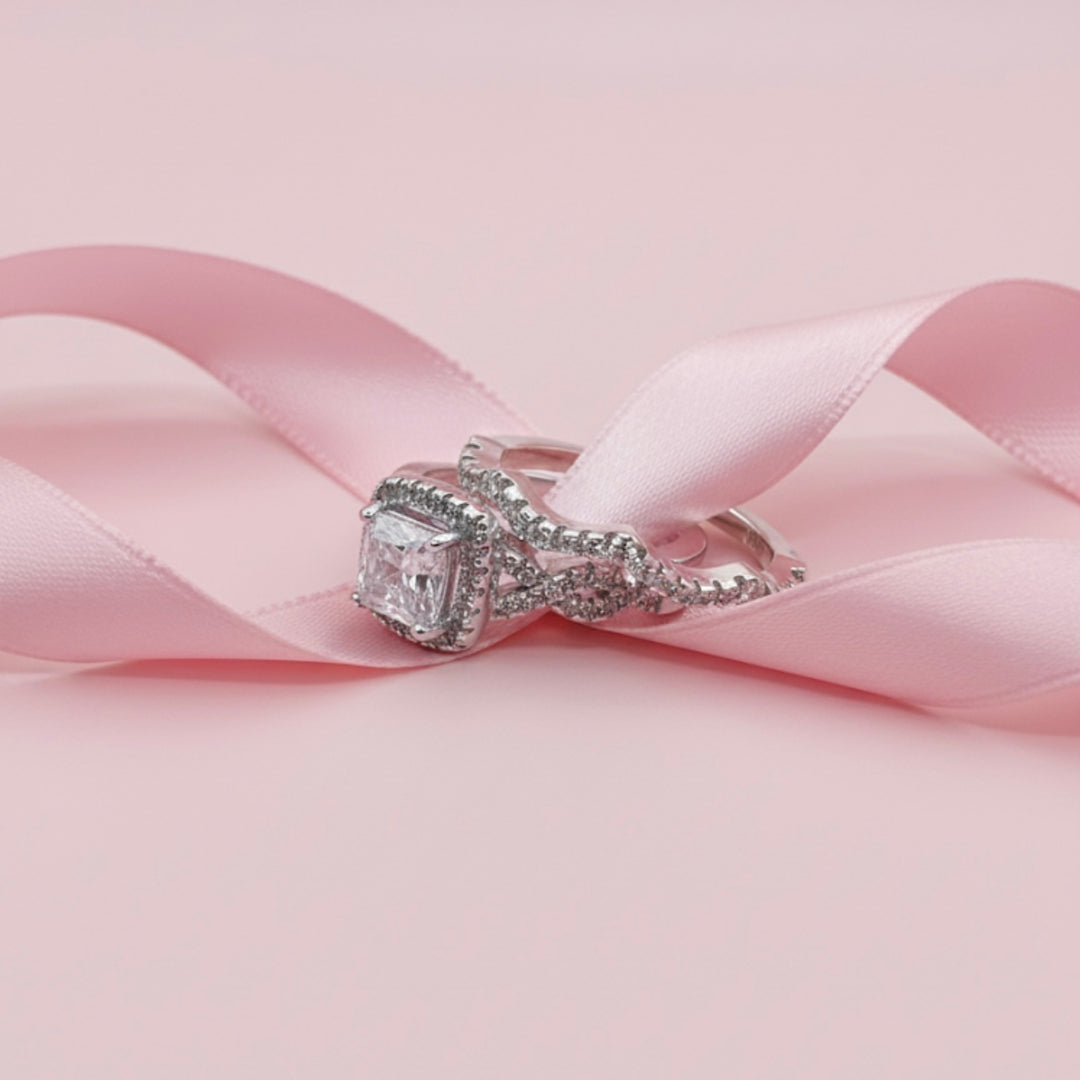 Anillos Dúo Tú y Yo - Plata 925