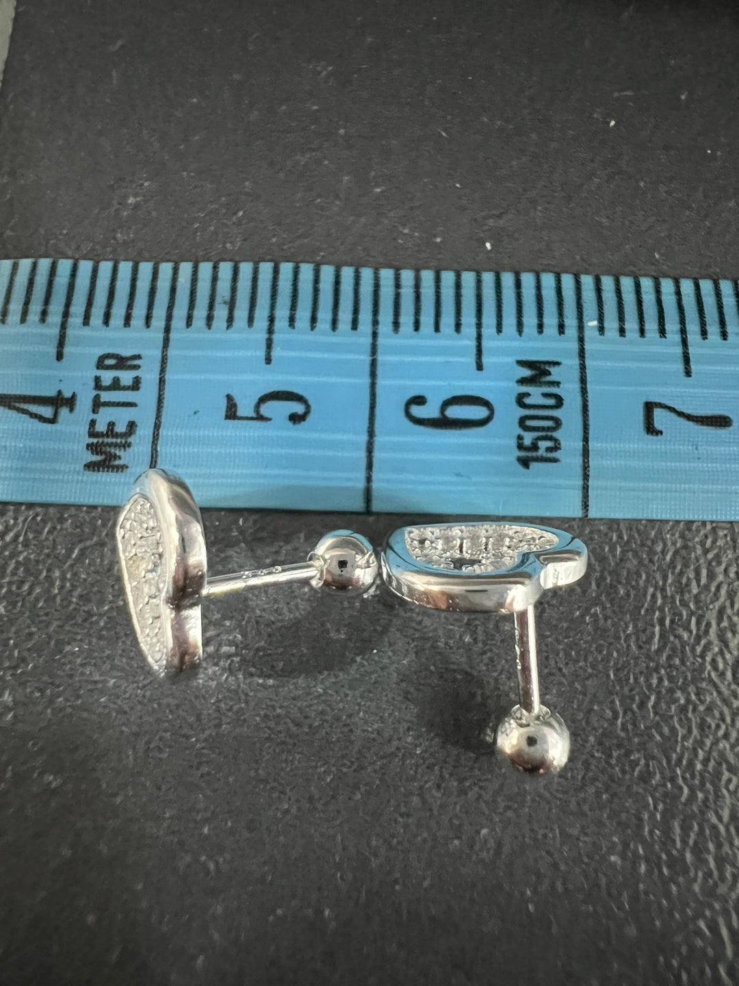 Aretes Plata Bebé Corazón