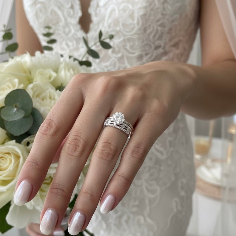 Anillos Dúo Sello de Amor Plata