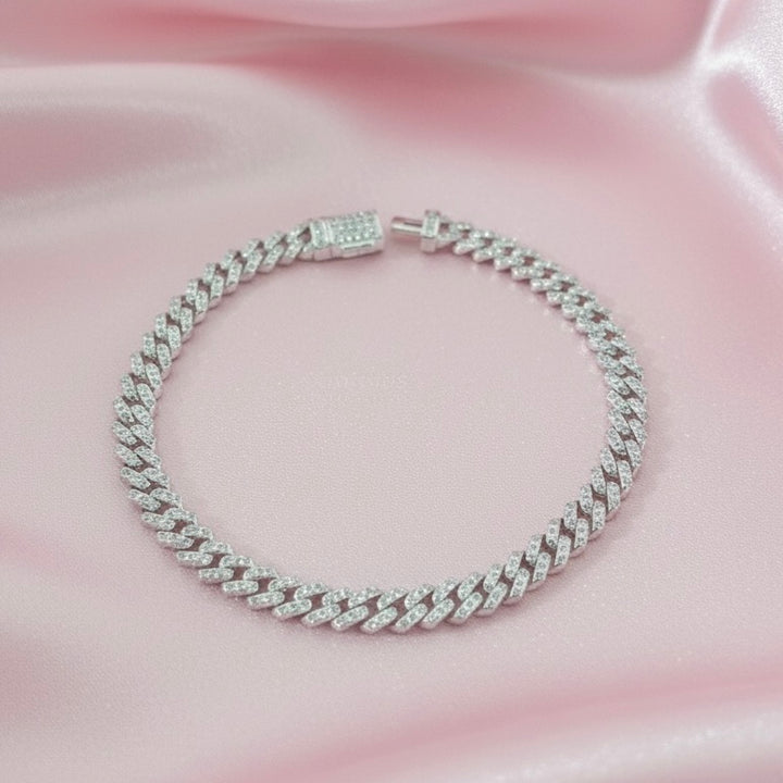Pulsera Plata Cubana