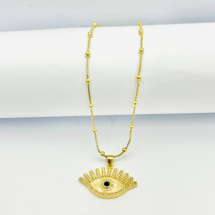 Gargantilla de Acero Ojo Dorada 👁️