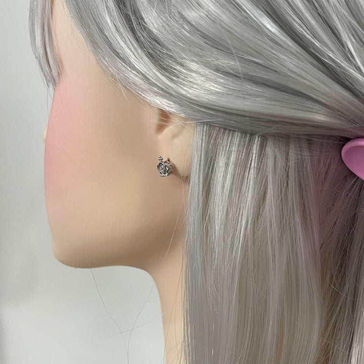 Aretes de Plata Corona 👑