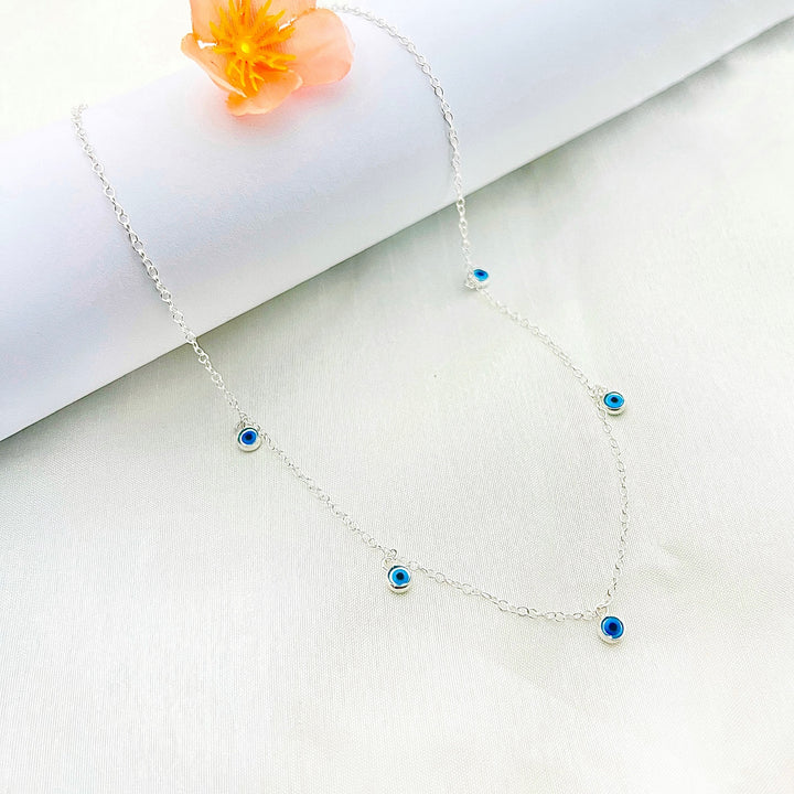 Collar de Ojos Turcos 100% plata 925