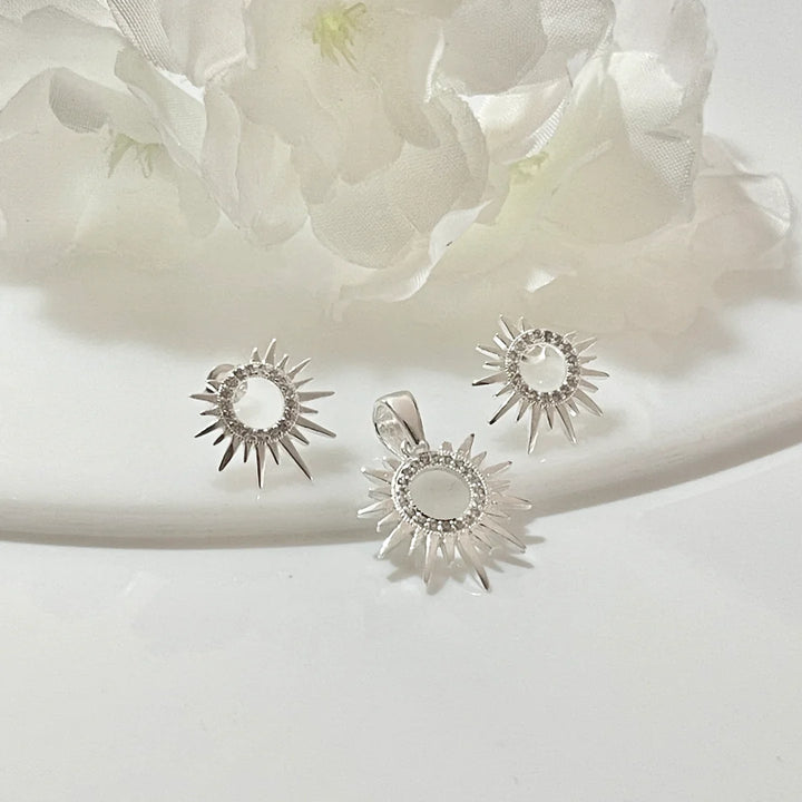 Juego Plata Sol Brillante