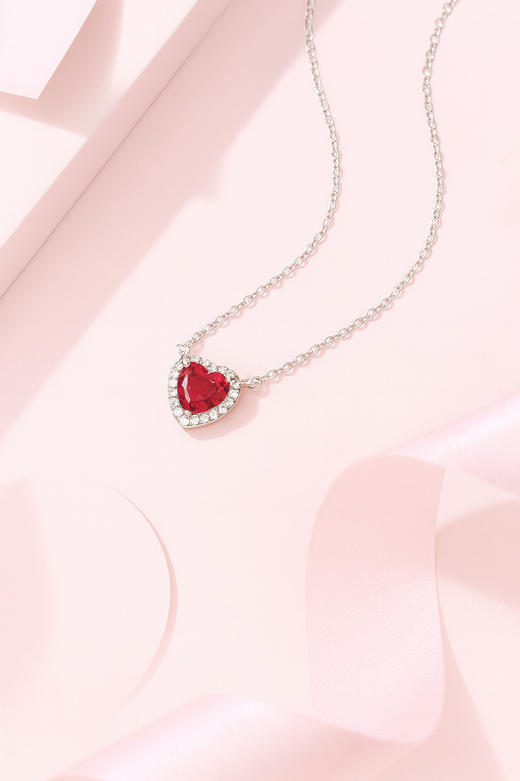 Collar Plata Corazón