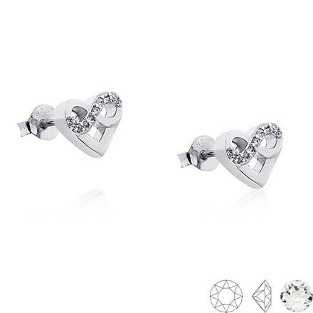 Aretes Corazón Infinito ❤️