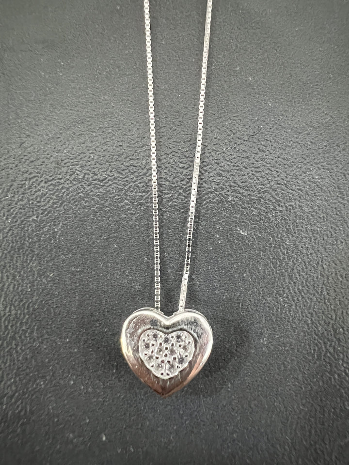 Collar Plata Corazón