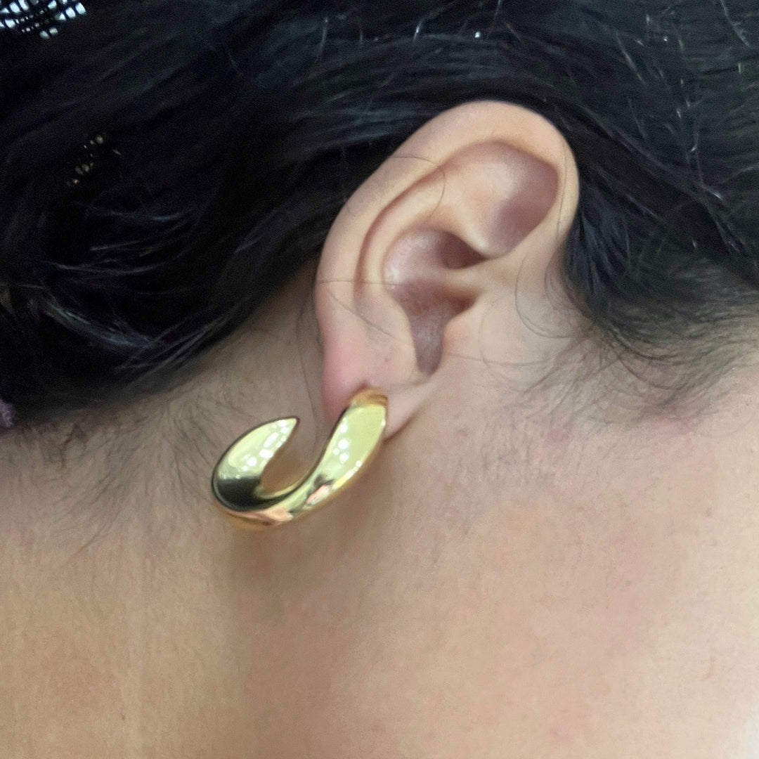 Aretes Acero Gancho 30MM