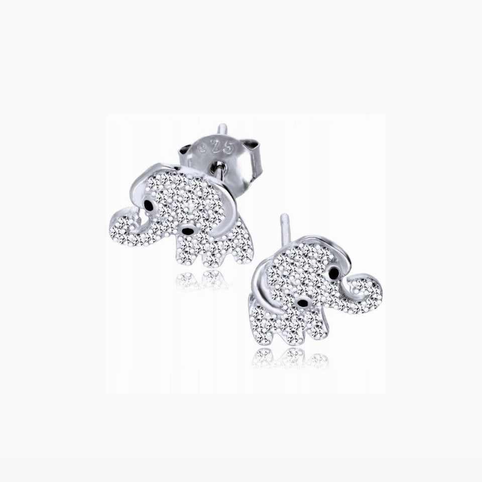 Aretes de Plata Elefante 🐘