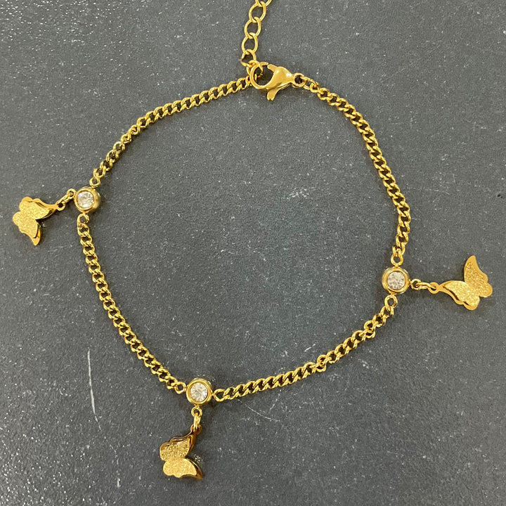 Pulsera Acero Trio de Mariposas 🦋