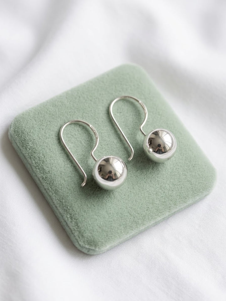 Aretes de Plata 12MM