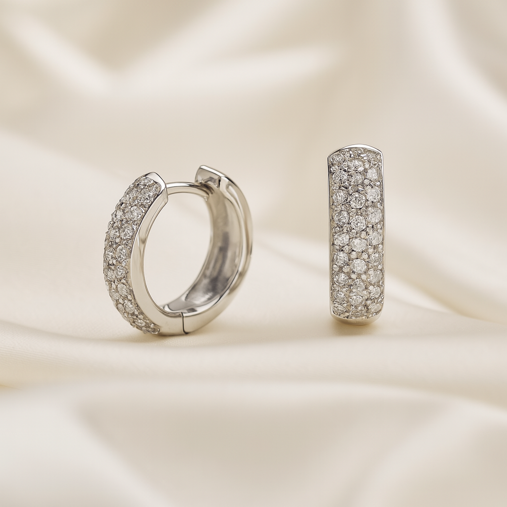 Huggies de Plata Brinco 12MM