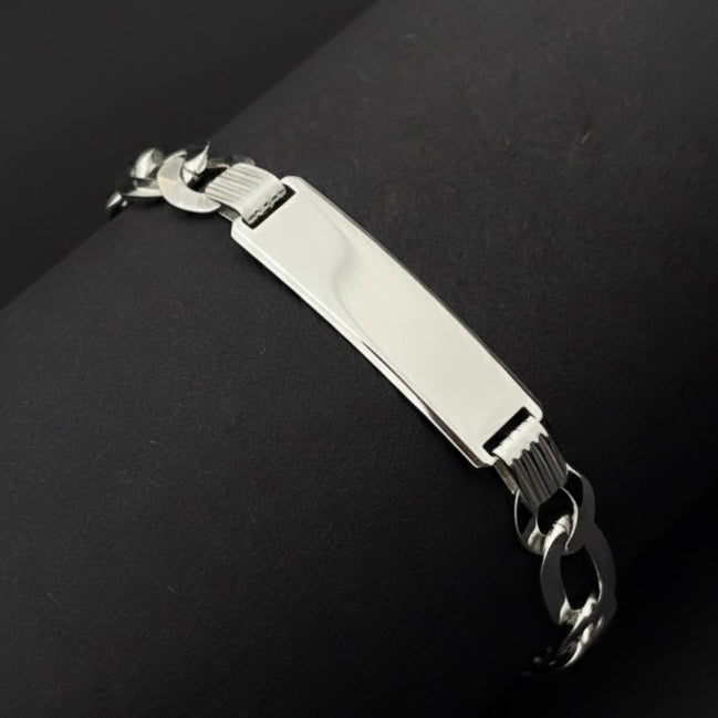 Pulsera Plata Hombre Fígaro