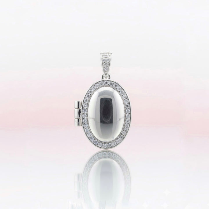 Dije Relicario Vintage Plata