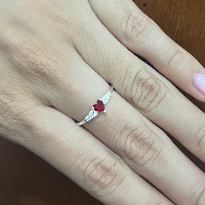 Anillo Promesa Lumi Rojo