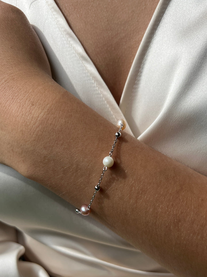 Pulsera de Plata con Perla