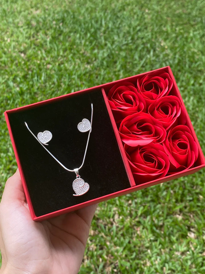 Juego Plata Corazón Cola 🫶