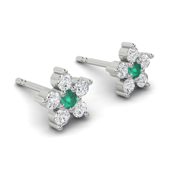 Aretes de Plata Florcita🟢