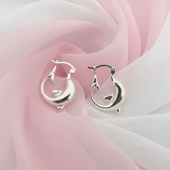 Argollas de Plata Delfín