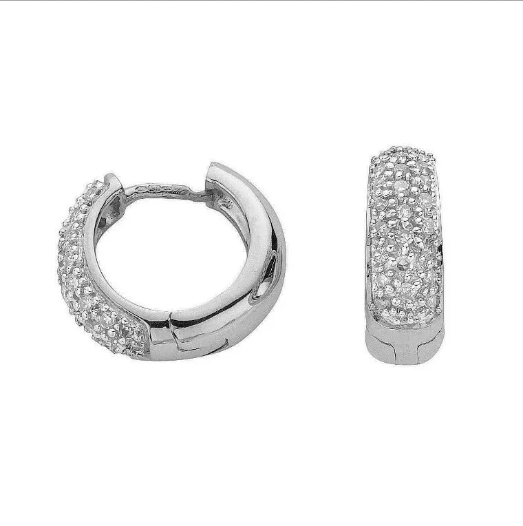 Huggies de Plata Brinco 12MM