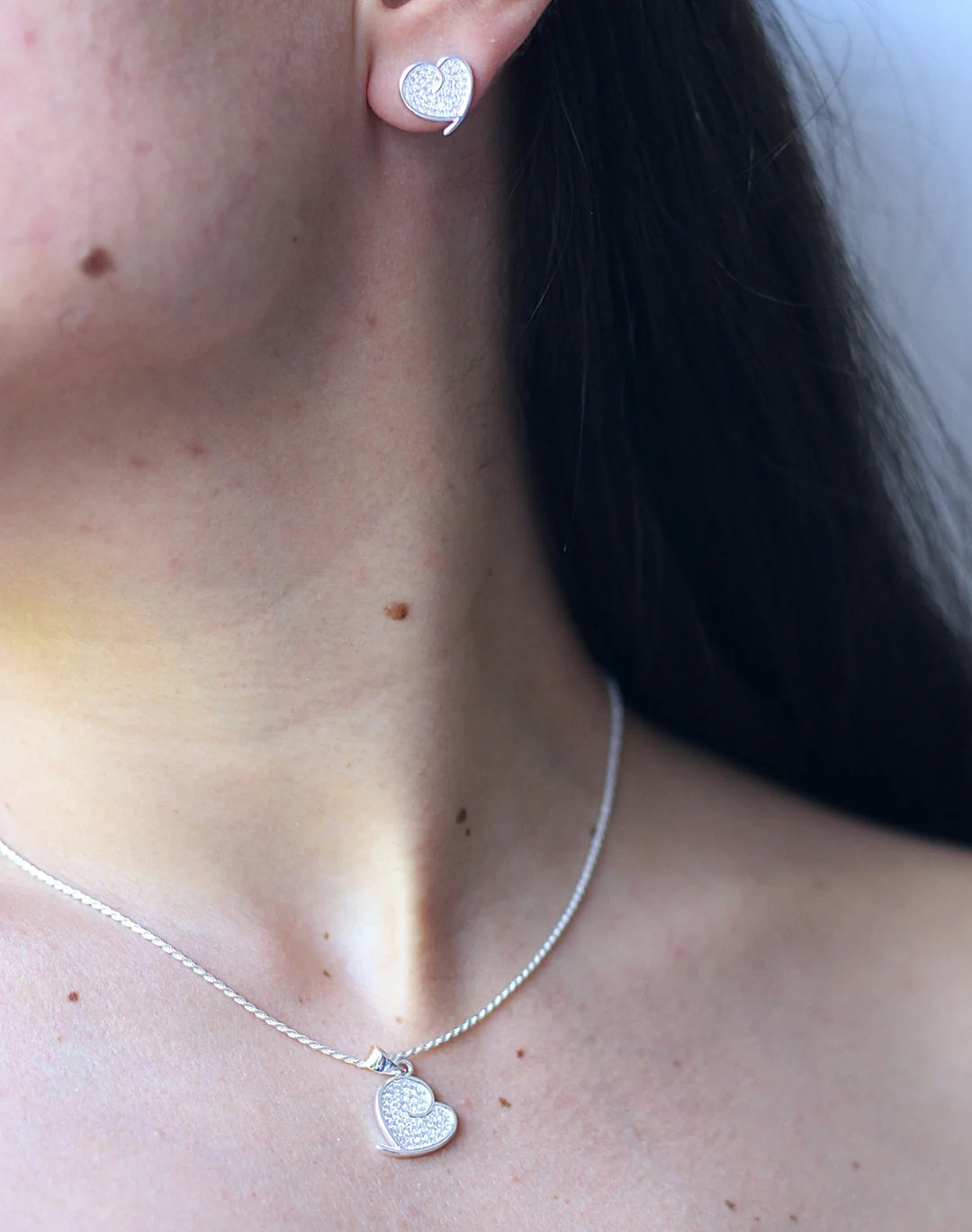 Juego Plata Corazón Cola 🫶