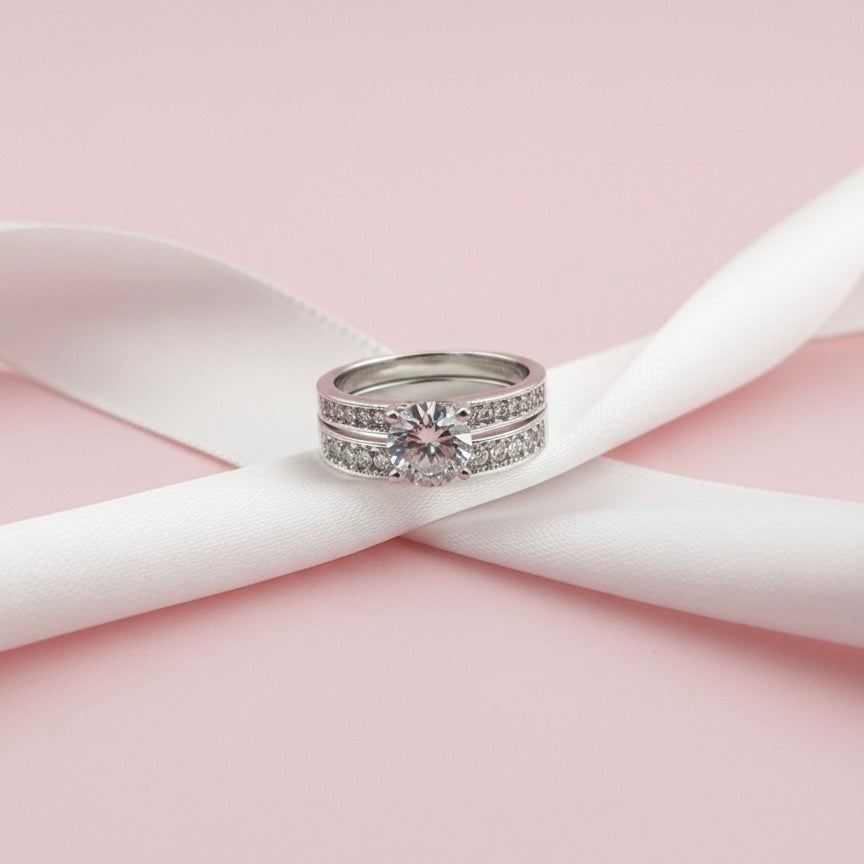 Anillos Dúo Sereno Plata