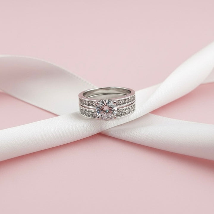 Anillos Dúo Sereno Plata