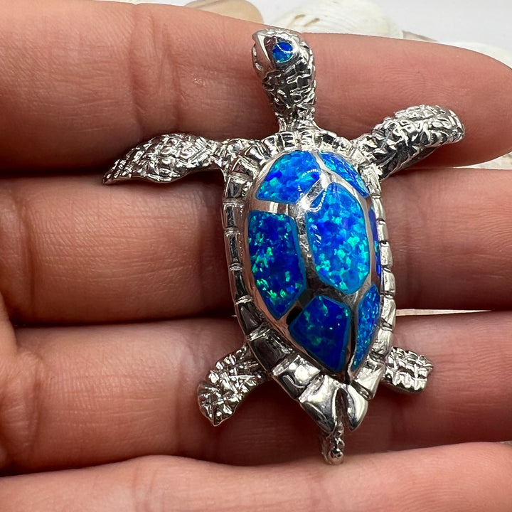 Dije tortuga Ópalo Plata 925