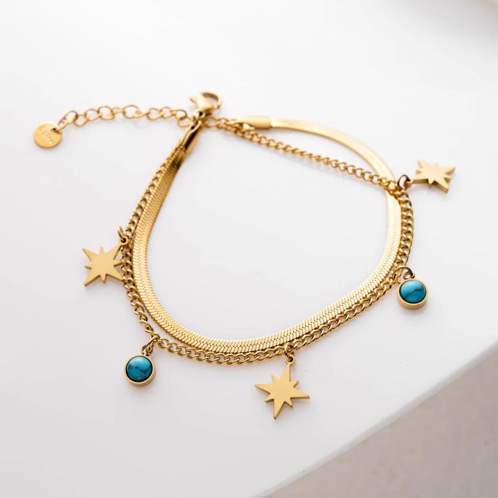 Pulsera Acero Brillo Estelar ✨