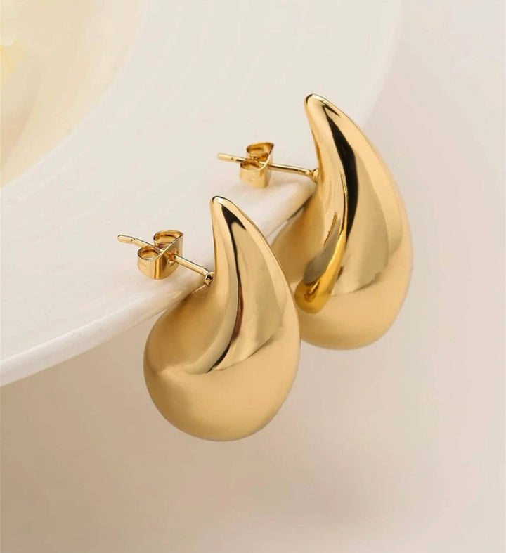 Aretes Acero Gota 30MM