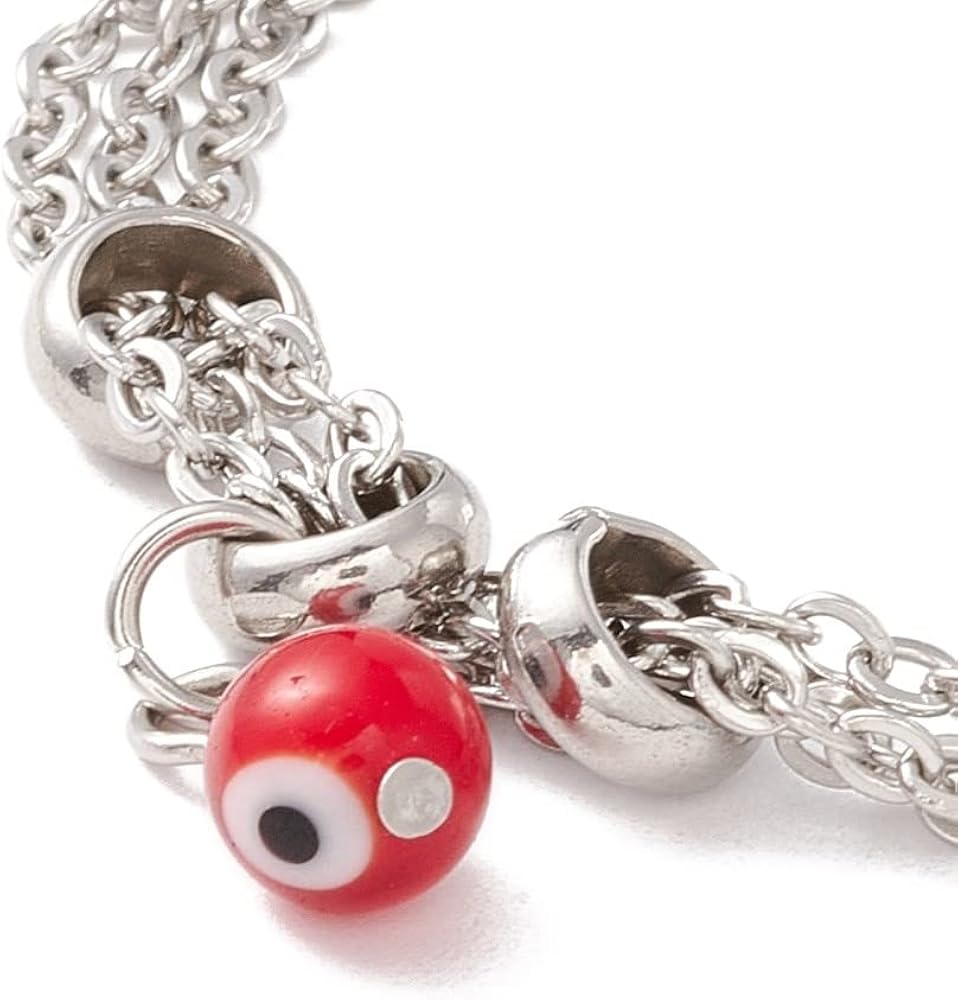 Pulsera Acero Corazón Trébol