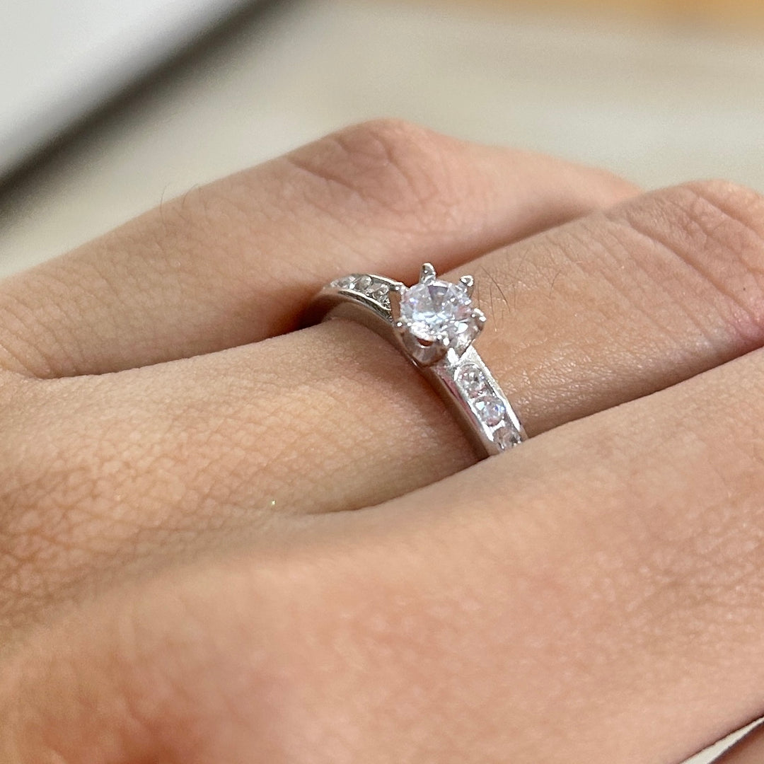 Anillo de Compromiso Plata 925