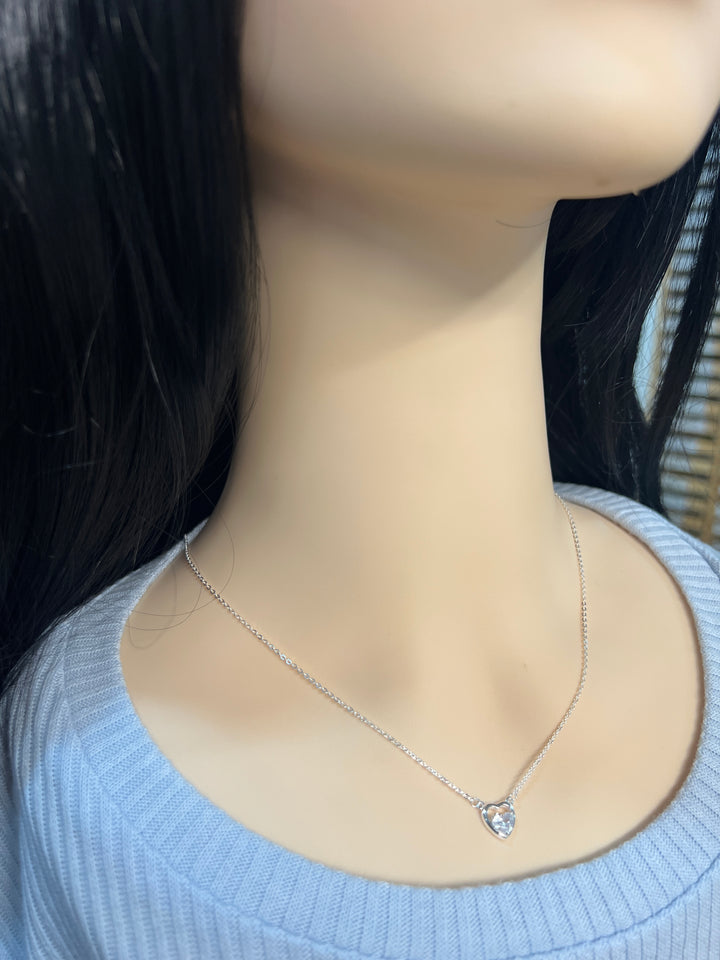 Collar Plata Corazón