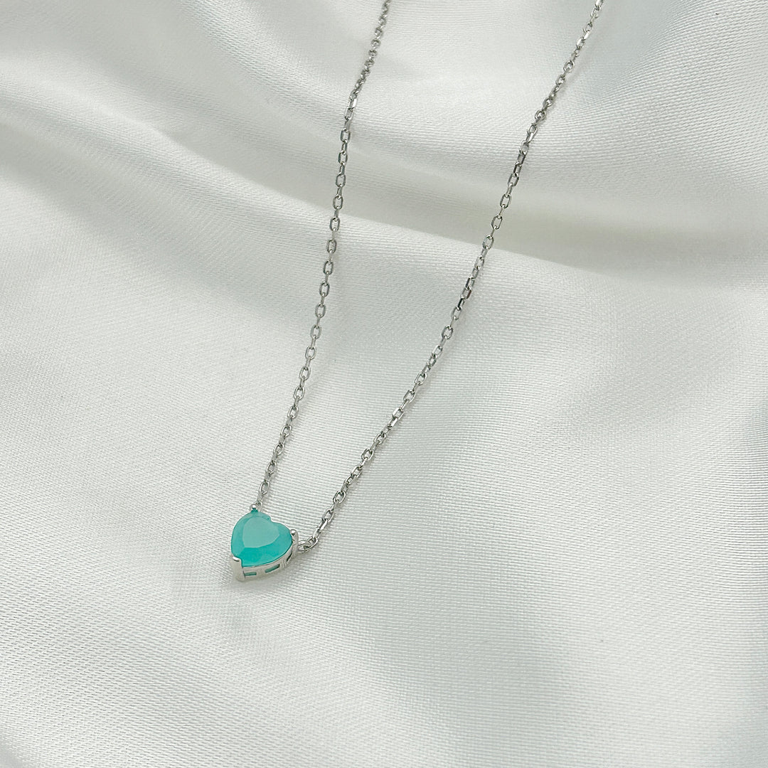 Collar Plata Corazón