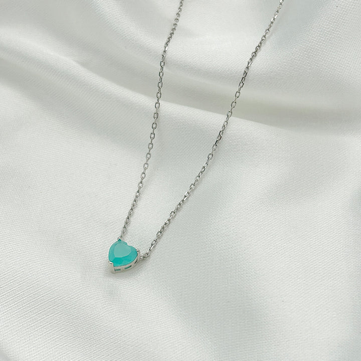Collar Plata Corazón